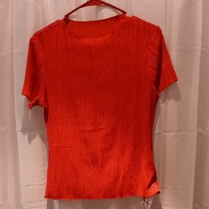 Elegant Red Women's Top